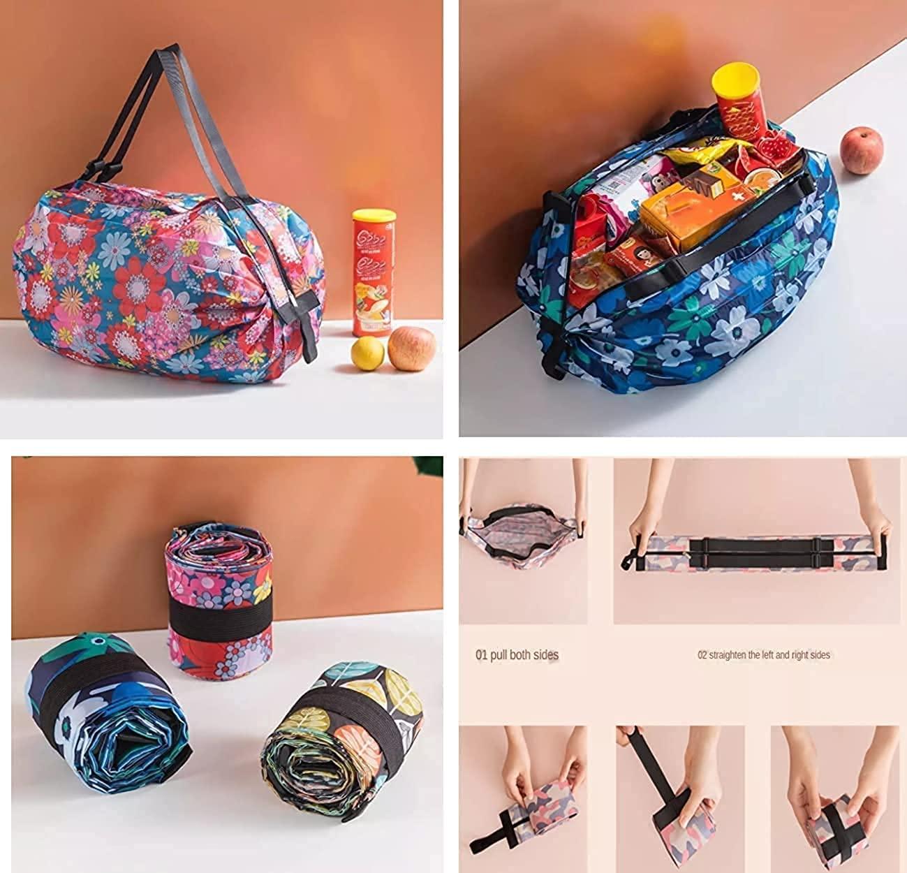 Two Pieces Foldable Shopping Bag 4.8⭐️⭐️⭐️⭐️⭐️ (983) rating