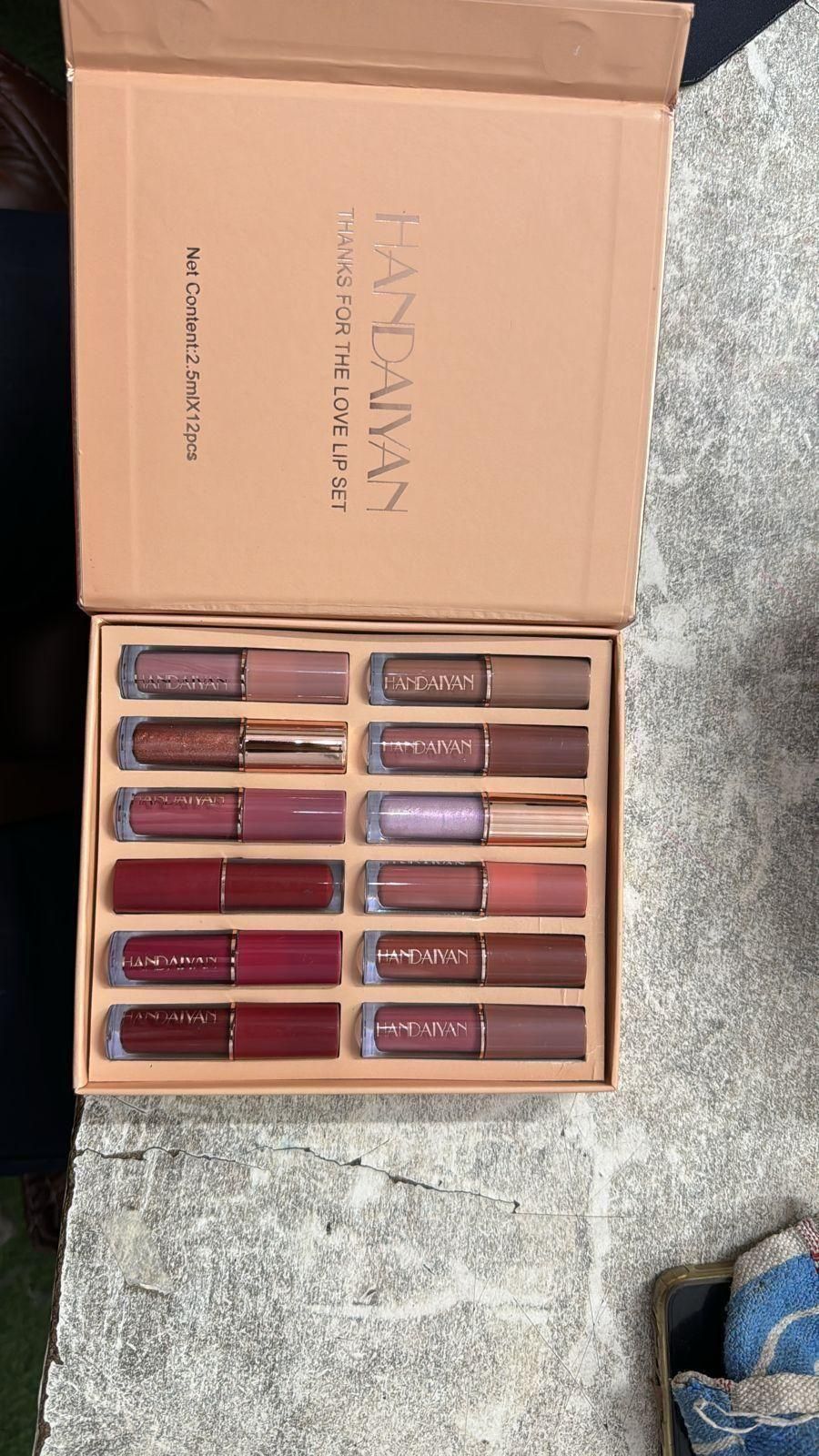 Velvet Matte Liquid Lipstick Set 12Pcs4.8⭐️⭐️⭐️⭐️⭐️ (3k) rating