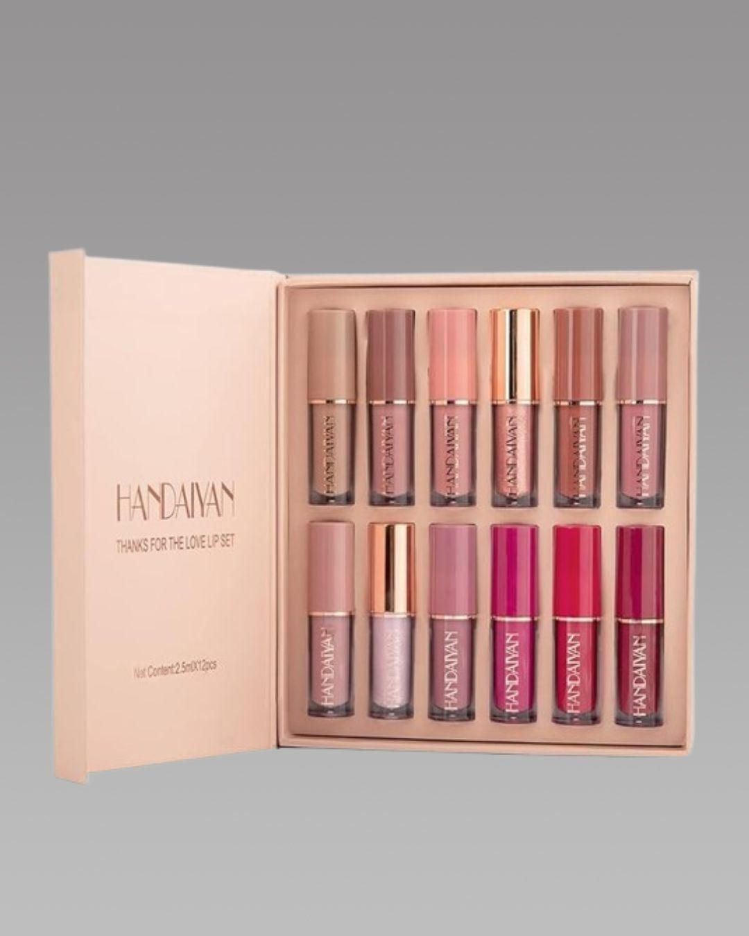 Velvet Matte Liquid Lipstick Set 12Pcs4.8⭐️⭐️⭐️⭐️⭐️ (3k) rating