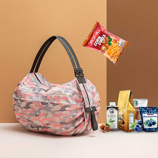 Two Pieces Foldable Shopping Bag 4.8⭐️⭐️⭐️⭐️⭐️ (983) rating